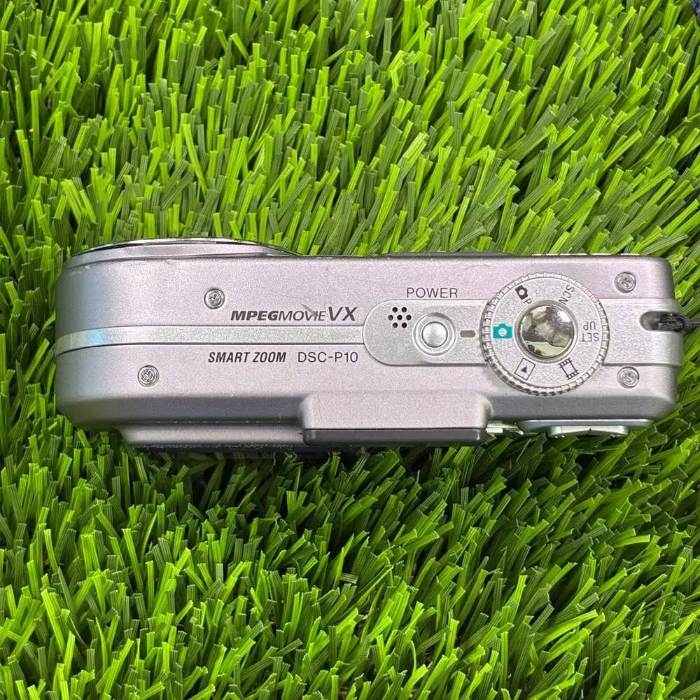 Sony Cyber-shot DSC-P10 5.0MP Digital Camera with 3x Optical Zoom, Battery, and